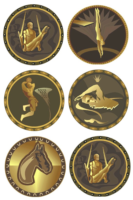 Printable Olympic Medals