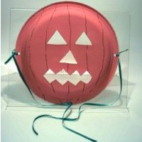 Paper Plate Jack-O-Lantern Mask