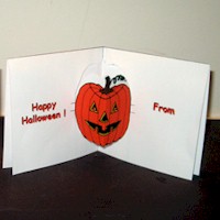 Pumpkin  Pop Up Card