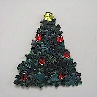 Puzzle Piece Christmas Tree