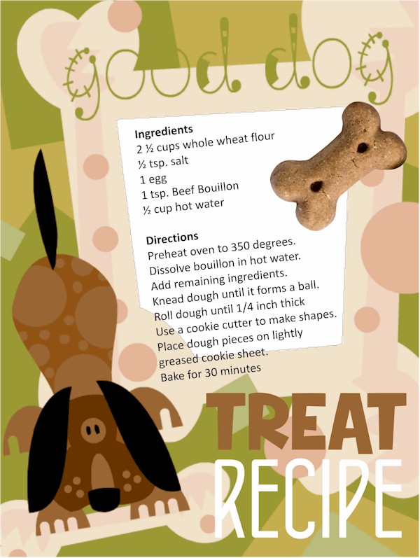 Recipe Card for Dog Treats