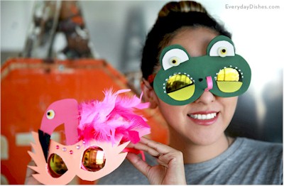 Recycled Sun Glasses Foam Masks