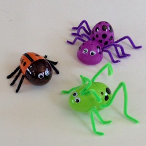 Recycled Plastic Egg Bugs