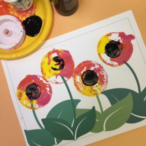 Easy Recycled Stamping Craft for Children