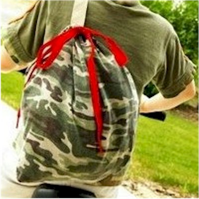 Recycled Tee Shirt Backpack