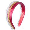 recycled lace valentine headband