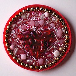 Recycled Valentine Magnet