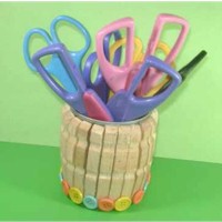 Recycled Scissors Holder