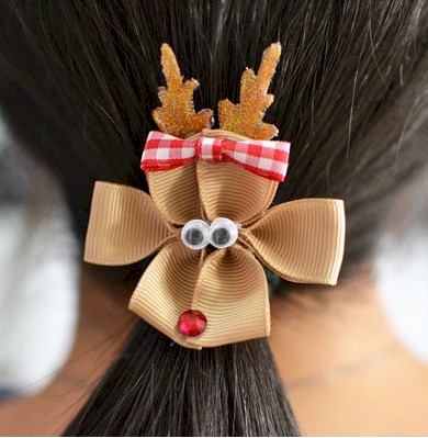 Reindeer Hair Clip