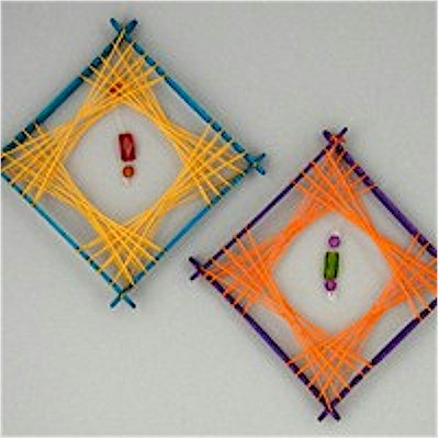 Retro String Art Decorations