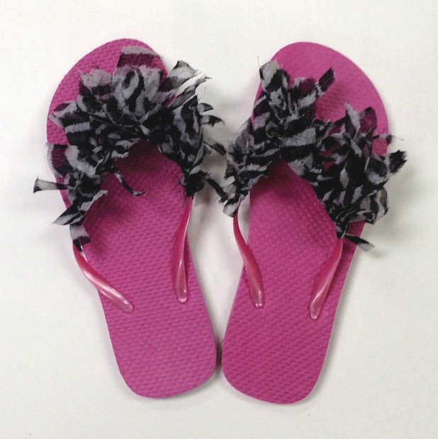 Shabby Chic Flip Flops