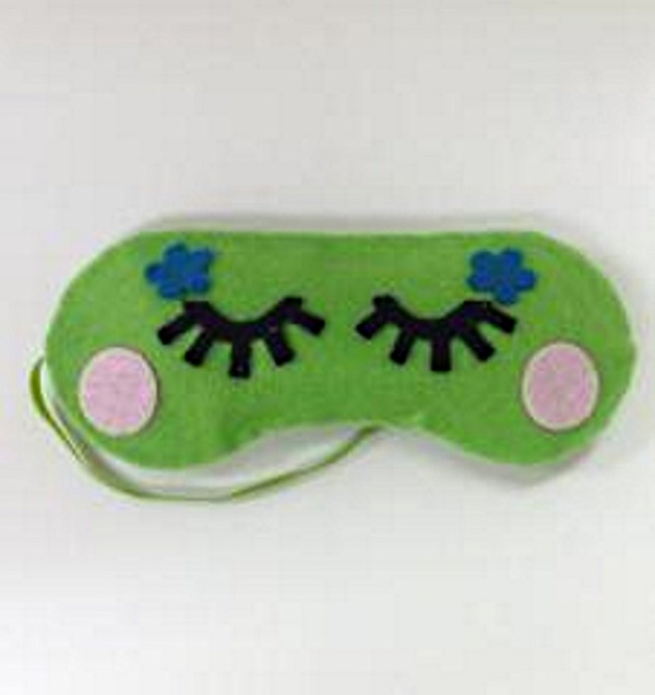 Easy to make felt sleep mask