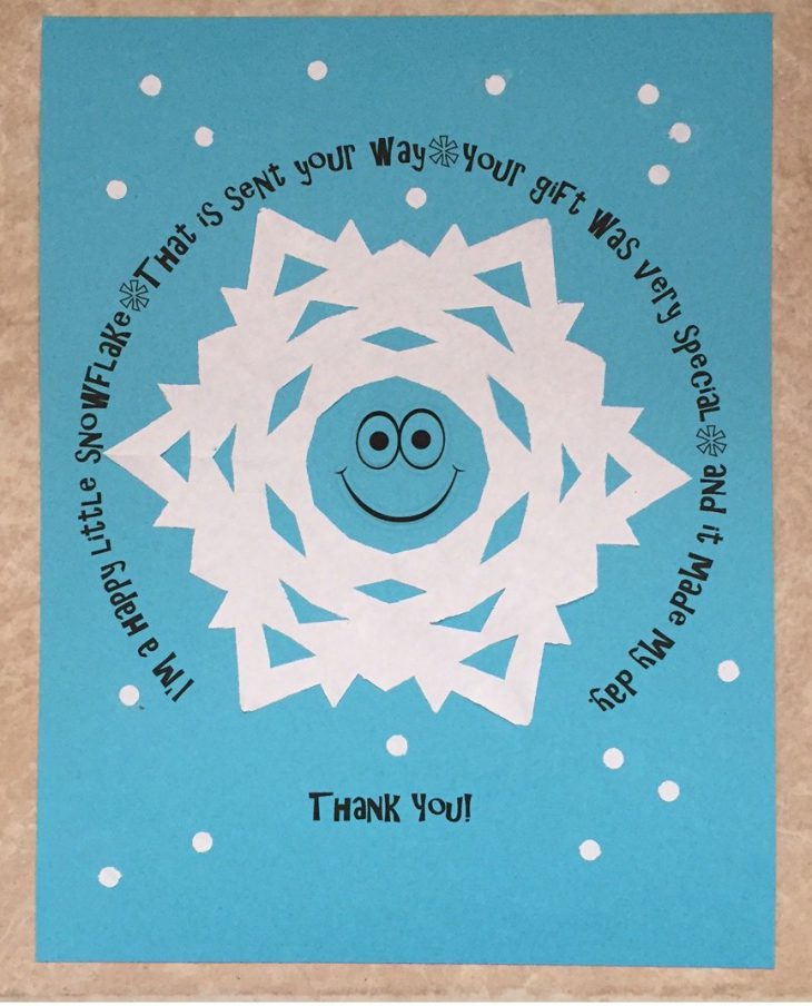 Printable Snowflake Thank You