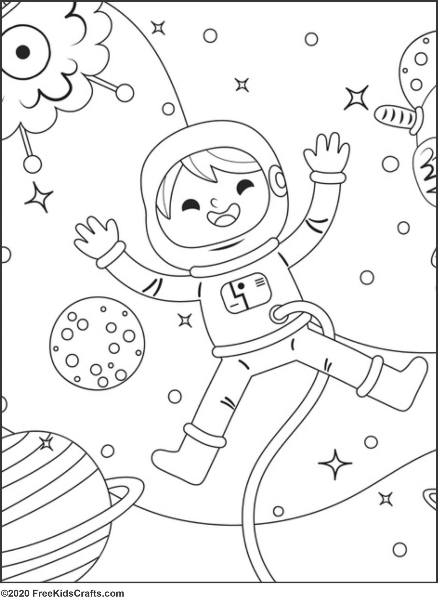 Printable Outer Space Coloring Pages Printable Templa - vrogue.co