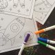Free Printable Space Coloring Pages for young children