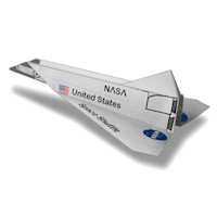 Space Shuttle Paper Airplane