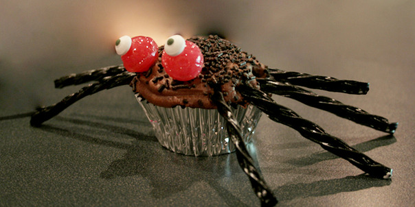 Halloween Spider Cupcakes