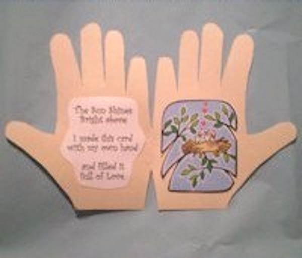 Spring Handprint Card