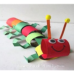 Cardboard Tube Caterpiller