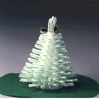 Drinking Straw Christmas Tree