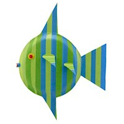 Striped Paper Plate Fish