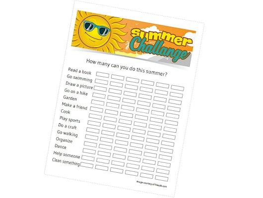 Printable Summer Challenge