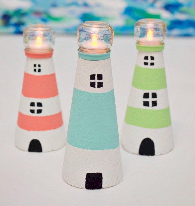 Tealight Lighthouses