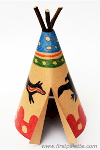 Thanksgiving Teepee Craft