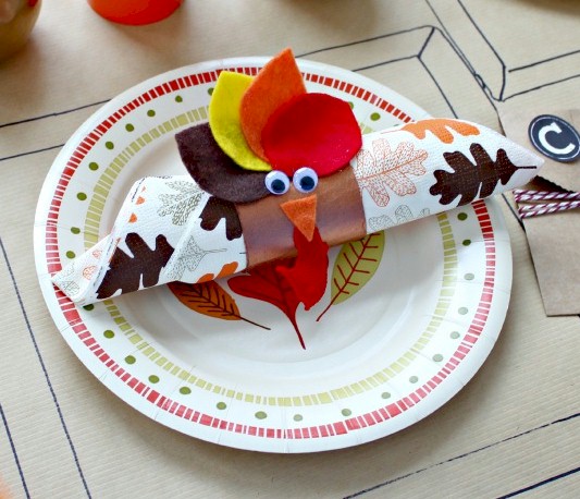 Thanksgiving Turkey Napkin Holder