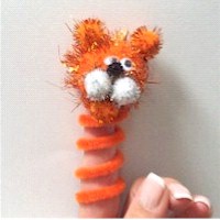 Tiger Finger Puppet