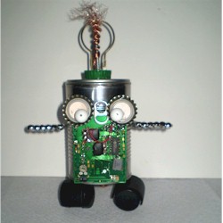 Recycled Tin Can Robot