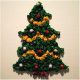 Tissue Paper Christmas Tree Decoration for Gifts