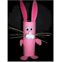 Cardboard Tube Bunny