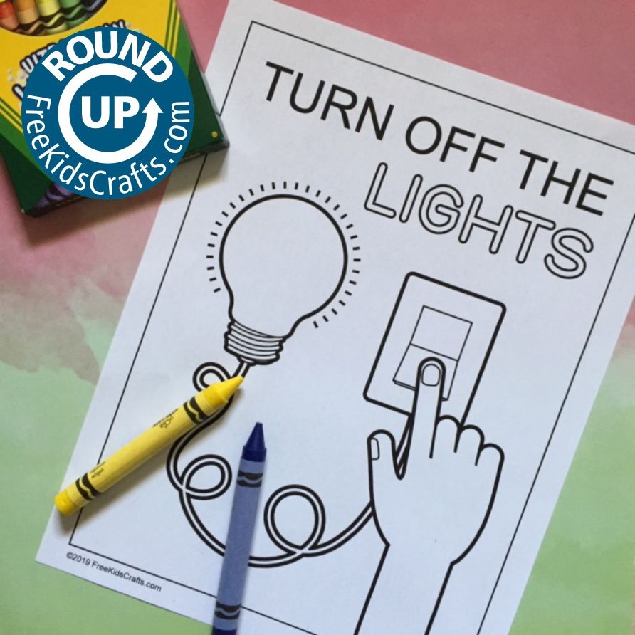 Turn Off the Lights coloring page