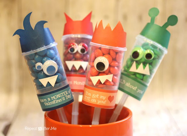 Valentine Monster Push Pops