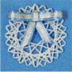 Yarn Snowflake Decoration with pattern